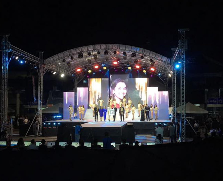 贝拉利走向世界---菲律宾选美大赛舞台演出音响工程