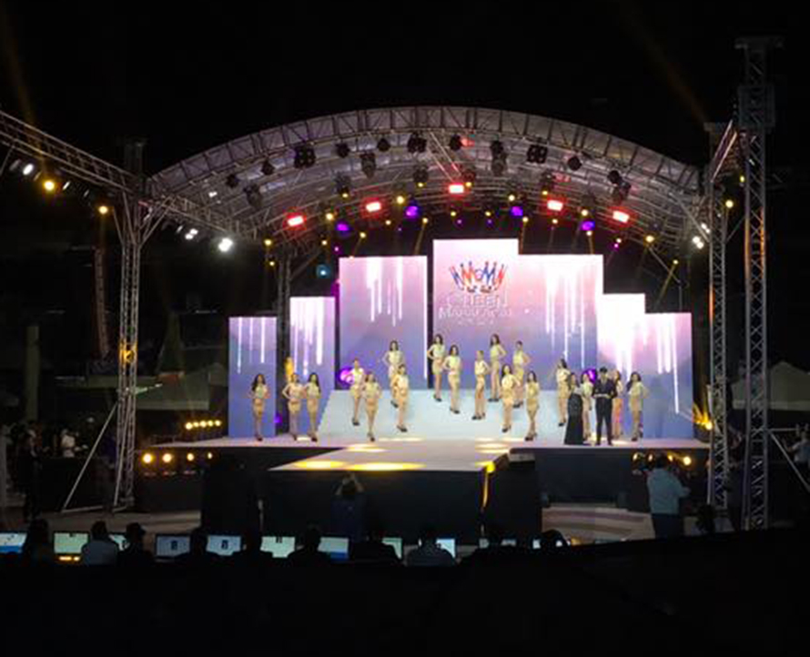 菲律宾选美大赛舞台音响工程