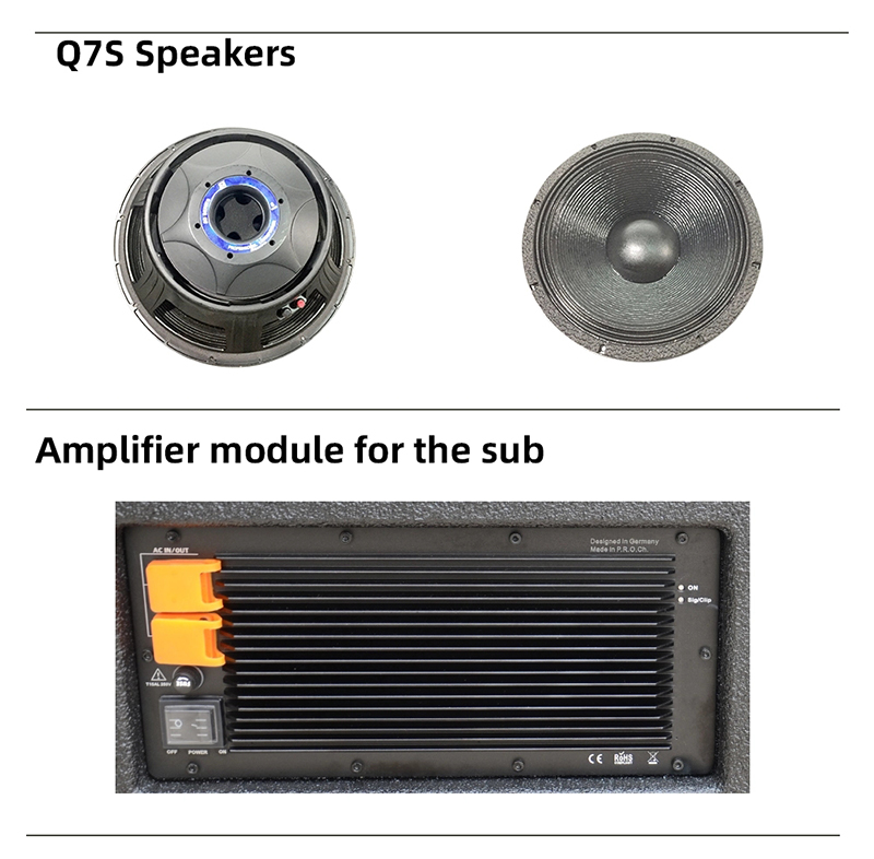 Q7单12寸二分频有源线阵音响