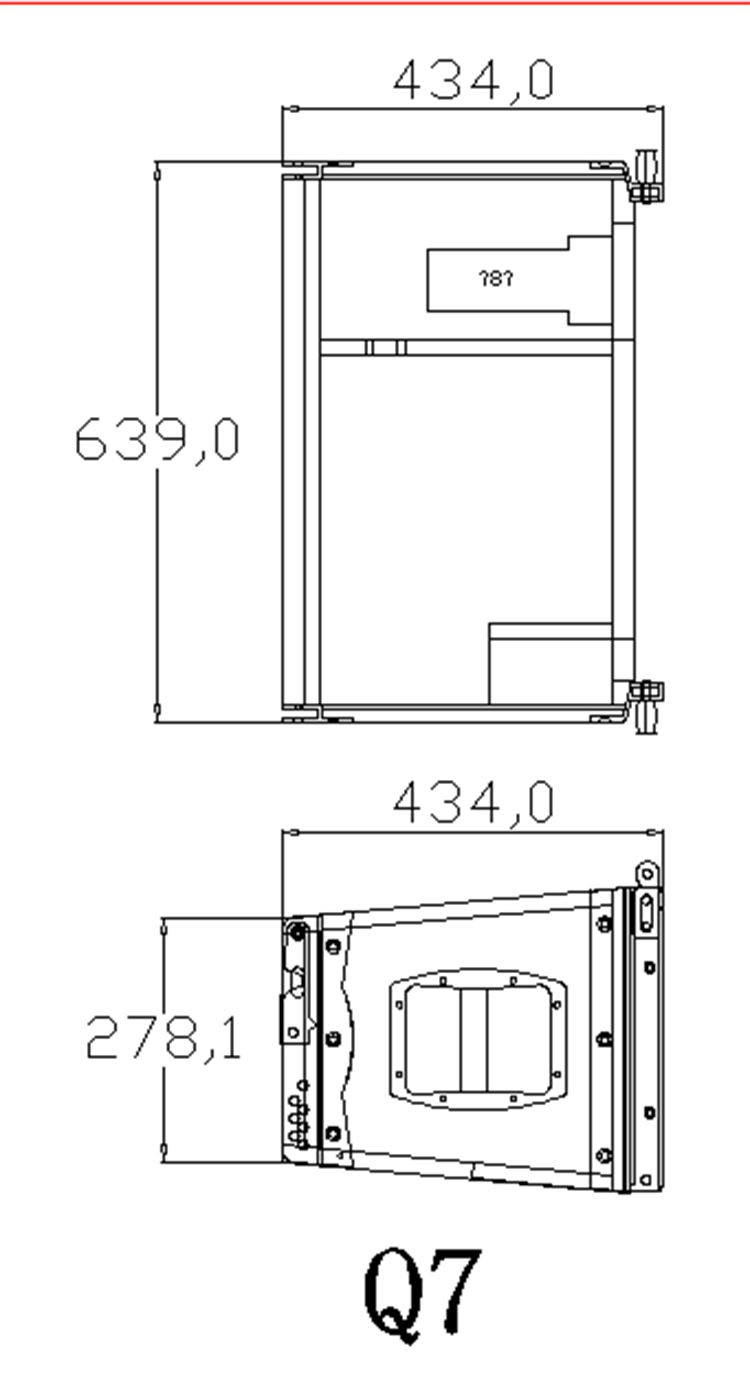 q7单12寸两分频线阵音箱